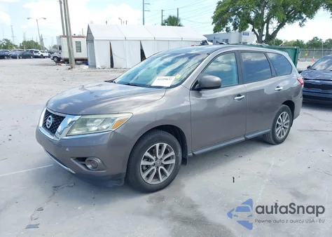 2014 Nissan Pathfinder S z USA, uszkodzony, nr VIN 5N1AR2MN7EC635617